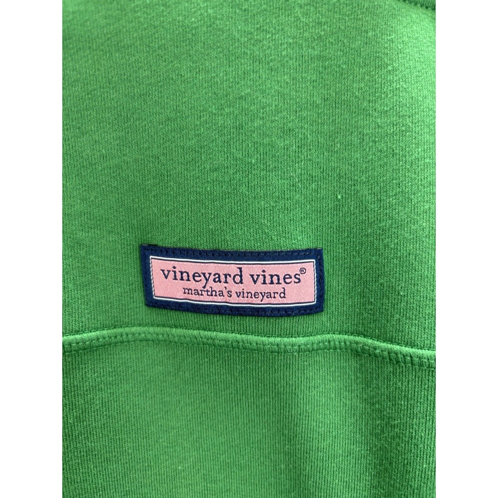 Vineyard Vines Women's Shep Shirt Quarter Zip Green Pullover Size S - Picture 4 of 12